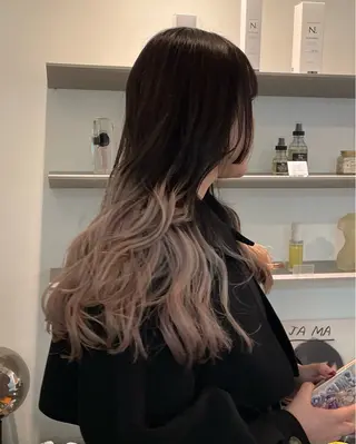 ロング momo/ 福岡天神美容室のヘアスタイル