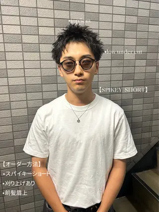ショート パーマ メンズ 💈メンズ短髪特化 ✂︎伊藤大輝💈のヘアスタイル