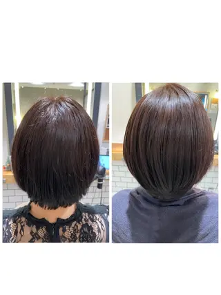 透明感カラー/ カット🎀あつこ🎀のヘアスタイル