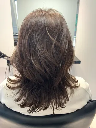 ミディアム ✨透明感カラー✨髪質 改善✨国分魚生のヘアスタイル