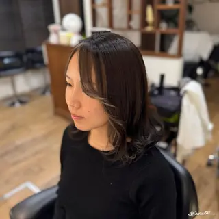 セミロング カラー しんのすけ /モデルさん募集中のヘアスタイル
