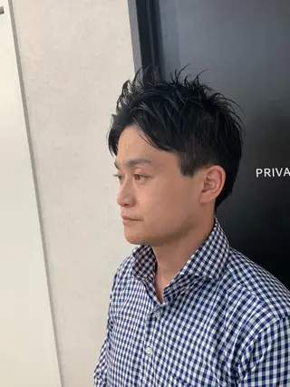 ショート 臼井 真人のヘアスタイル