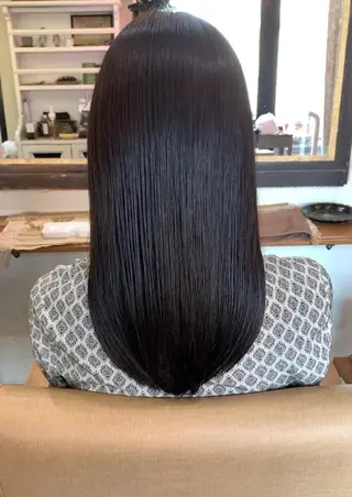 セミロング カラー *くせ毛に特化* 【yun】のヘアスタイル