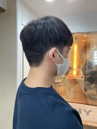 メンズ NARE 韓国ヘアのヘアスタイル