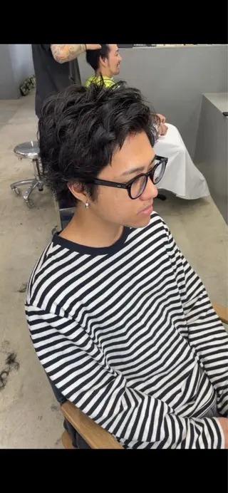 パーマ メンズ メンズ専門サロン wokeのヘアスタイル