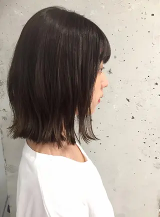 ミディアム 稲田 結衣夏のヘアスタイル