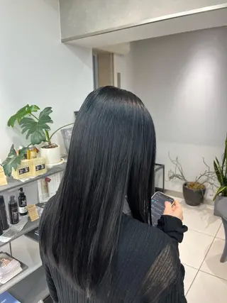 セミロング カラー ウルフ🦋顔まわり ❤︎ ͛MEIのヘアスタイル
