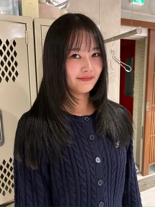 カラー 透明感カラー/海外風 レイヤー/mao🗽のヘアスタイル