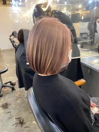 ショート カラー ✂韓国レイヤー 🦋みやび🪽のヘアスタイル