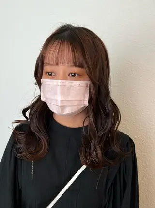 ロング 名駅/艶韓国風ヘア miyabiのヘアスタイル