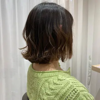 ミディアム 白髪ぼかし/髪質改善 梅原響輝のヘアスタイル