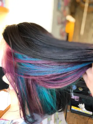 カラー 両国駅徒歩1分⭐️ アイロン仕上げのヘアスタイル
