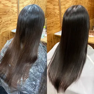 ロング カラー パーマ ♡オシャ髪♡AI ✂️newi町田のヘアスタイル