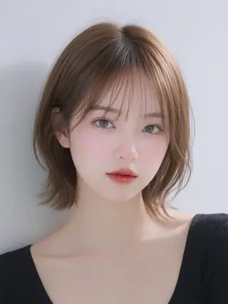 カラー 丸山 心 / 艶カラーのヘアスタイル