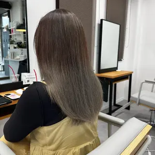 セミロング カラー パーマモデル募集中 渥美翔人のヘアスタイル