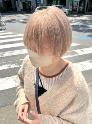 ショート カラー 博多韓国ヘア /髪質改善【美涼】のヘアスタイル