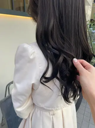 ロング カラー 顔まわりcut🌿 Hinakoのヘアスタイル