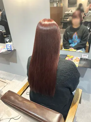 ロング Mimi🎀ブリーチ なし透明感 Ｗカラーのヘアスタイル