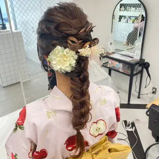 ショート カラー パーマ ヘアアレンジ メンズ キッズ ネイル マツエク・マツパ アイブロウ mona/ ストレートスタイル✨のヘアスタイル