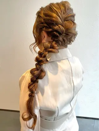 ロング ヘアアレンジ 札幌 ヘアアレンジ 🍎 タナカセリナのヘアスタイル