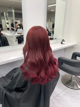 ロング カラー ヘアアレンジ 💗横浜美容室 💗HARUNAのヘアスタイル