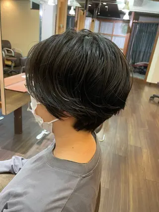 ショート 💜カラー/縮毛矯正 /NARUKA💜のヘアスタイル