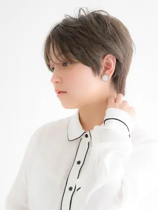 ショート カラー 🌸銀座一丁目/美髪 矯正🌸山田 隆介のヘアスタイル