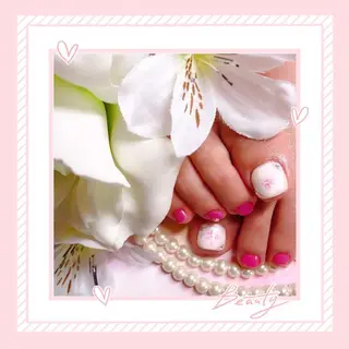 ネイル ラベンダー💖日暮里 ルル💖ネイルのネイルデザイン