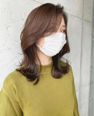 セミロング フリーランス美容師 MIZUKIのヘアスタイル