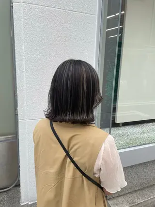 ミディアム カラー 🦋ハイトーンボブ ショート🦋トシキのヘアスタイル
