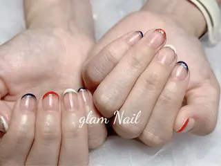 ネイル エツメ💅 長さだし🎀デザインのネイルデザイン
