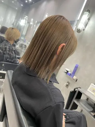 ミディアム 髪質改善/ブリーチ /ユウキ🫧🌸のヘアスタイル
