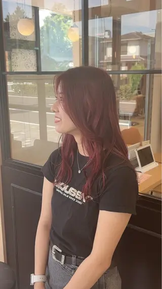 ロング カラー 鬼童 友稀 ✨️艶カラー診断✨️のヘアスタイル