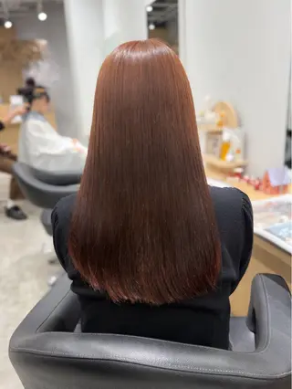 ロング カラー 巻ける髪質改善🫧ハ イライト/永田汰伊智のヘアスタイル