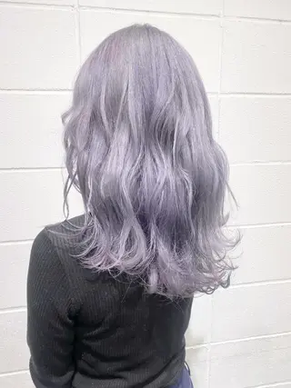 カラー サイレント美容師 アイリィのヘアスタイル