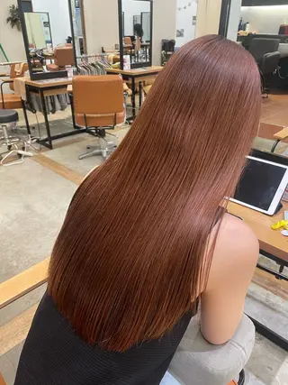 ロング カラー 似合わせ♡レイヤー/ 暖色艶カラー/moeのヘアスタイル