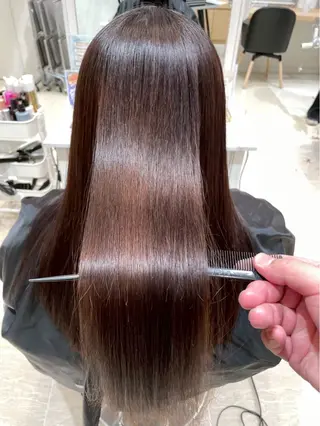 ロング 土屋 京香のヘアスタイル