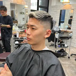 ショート カラー メンズサロン ANSWERのヘアスタイル