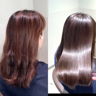 ミディアム 髪質改善専門店 縮毛矯正安阪のヘアスタイル