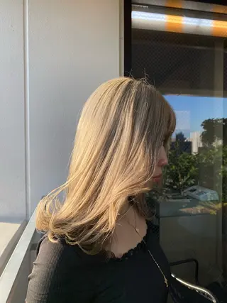 ミディアム カラー ショートカット /LINNAのヘアスタイル