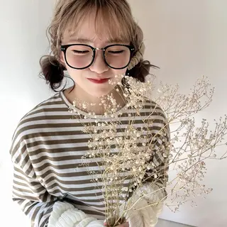 カラー TIGRE  kagoshima所属・鹿児島レイヤー/ 韓国ヘア/みつはのヘアスタイル