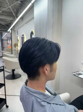 ミディアム カラー 【メンズ特化】池袋 韓国スタイル飯塚のヘアスタイル