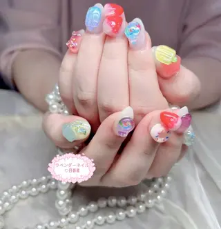 ネイル ラベンダー💖日暮里 ルル💖ネイルのネイルデザイン