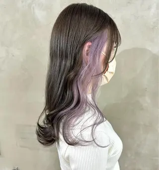 セミロング カラー パーマ ヘアアレンジ メンズ ササキカズマ〻透明感 〻色落ち〻赤み消しのヘアスタイル