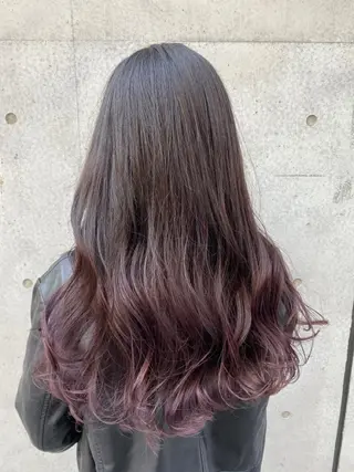 ロング 透け感×顔まわり デザイン✂︎吉田のヘアスタイル