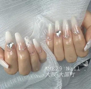 ロング AME29 Nail ネイルサロンのネイルデザイン