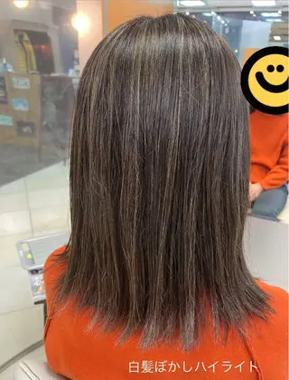 ミディアム カラー ボブ/暖色/デザイン KOYUKI⛄️のヘアスタイル