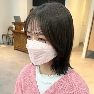 ミディアム カラー パーマ ヘアアレンジ メンズ キッズ ネイル マツエク・マツパ アイブロウ 横浜Bob美容師🤎 ERINAのヘアスタイル