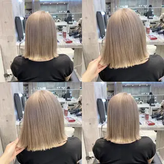 ミディアム 🤍ムラ修正ブリーチ 🤍原宿/YUUのヘアスタイル