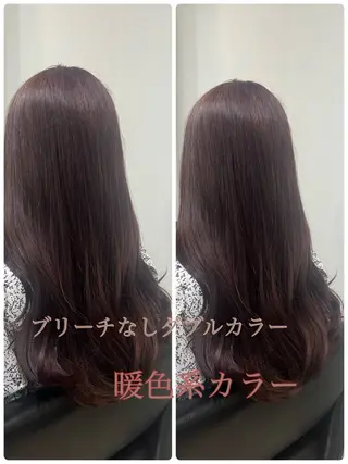 カラー ✨🎨ブリーチなし 透明感カラー✨美友のヘアスタイル